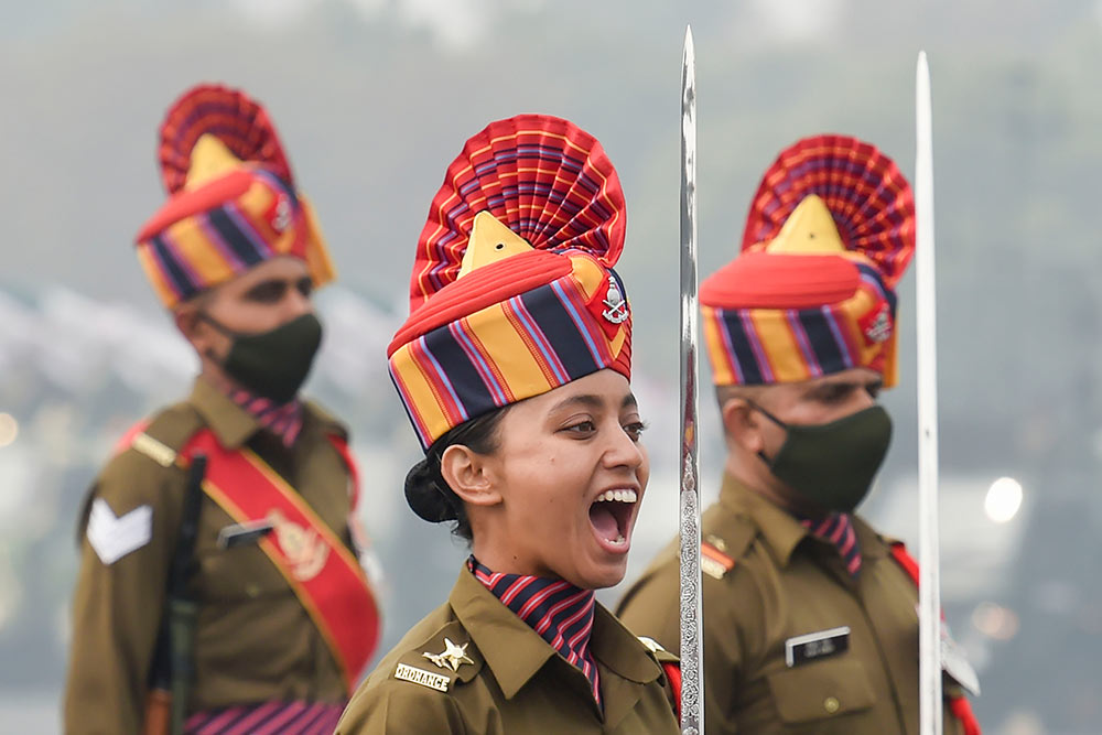 Lt. Manisha Bohra on Army Day Parade